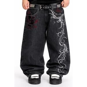 Bloodline Gothic Baggy Jeans
